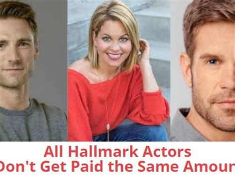 how much does a hallmark movie actor make|hallmark actor salary per week.